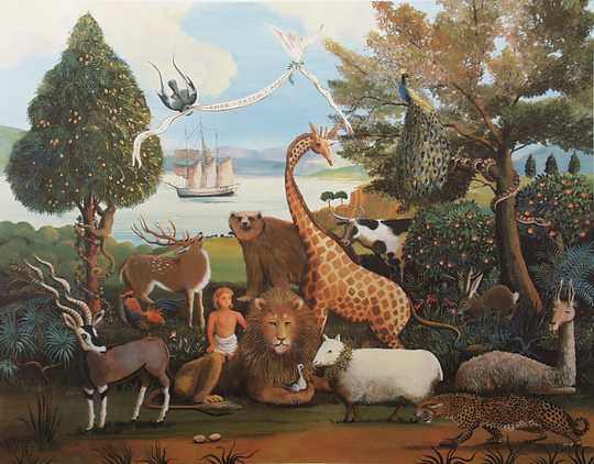 Sally Caldwell Fisher Limited Edition Print:"Safe Harbor"