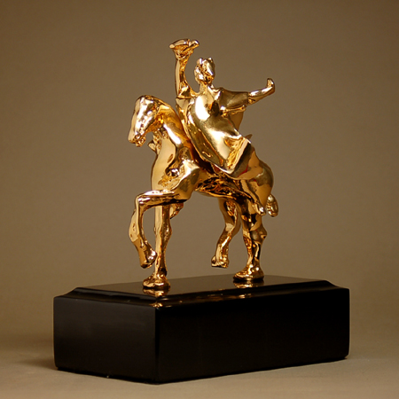 Salvador Dali Handcrafted Solid Bronze Sculpture:"Trajan on Horseback" Salvador Dali Handcrafted Solid Bronze Sculpture:"Trajan on Horseback"