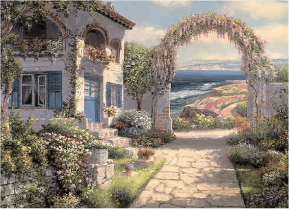 Sam Park Artist Signed Limited Edition Serigraph on paper:"La Jolla - Paper"