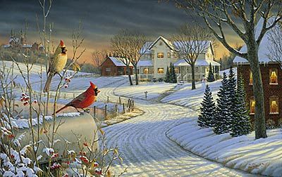 Sam Timm Limited Edition Print:"Country Afternoon-Cardinals"