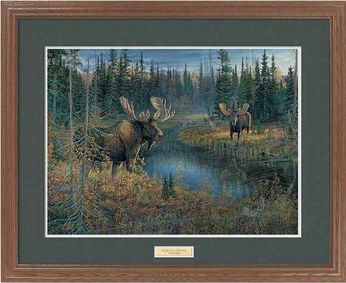 Sam Timm Great Northern Framed Art:"Da Bulls - Moose"