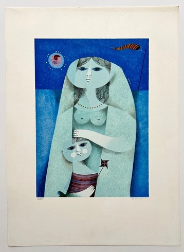 Sami Briss Signed Limited Edition Serigraph on Paper: "Untitled 2" Sami Briss Signed Limited Edition Serigraph on Paper: "Untitled 2"