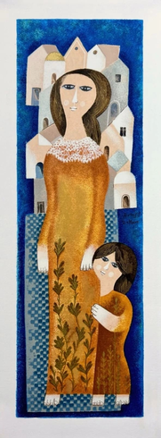 Sami Briss Signed Limited Edition Serigraph: "Untitled 11" Sami Briss Signed Limited Edition Serigraph: "Untitled 11"