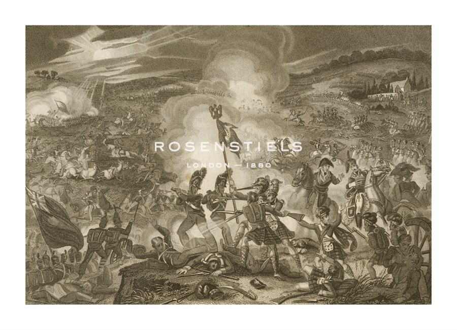 Samuel Freeman Hand Numbered Limited Edition Print on Paper :"Battle of Waterloo"