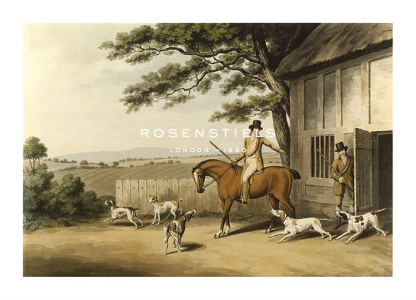 Samuel Howitt Hand Numbered Limited Edition Print on Paper :"Hare Shooting"