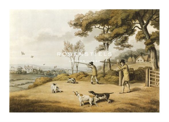 Samuel Howitt Hand Numbered Limited Edition Print on Paper :"Partridge Shooting I"