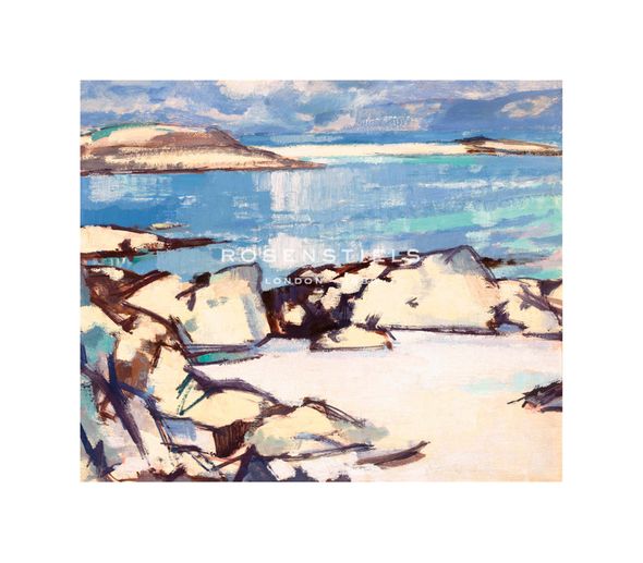 Samuel John Peploe Hand Numbered Limited Edition Print on Paper :"Iona, Sunny Waters"