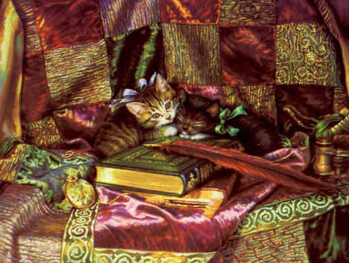 SANDRA KUCK 12X9 Secondary Market Art: "KATIE & OLIVER"