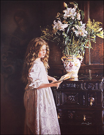 SANDRA KUCK 22X28 Secondary Market Art: "POETS DREAM"