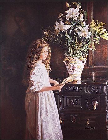 SANDRA KUCK 22X28 Secondary Market Art: "POETS DREAM"