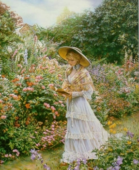 SANDRA KUCK  Secondary Market Art: "QUIET GARDEN PP"