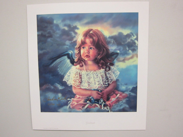 Sandra Kuck Signed and Numbered Limited Edition Lithograph: "Gratitude"