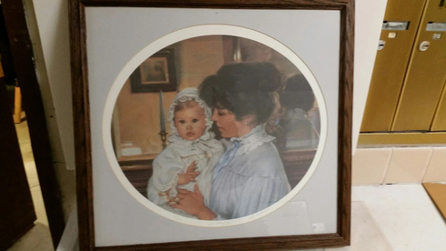 Sandra Kuck Signed and Numbered Limited Edition  Lthograph: "Bundle Of Joy"