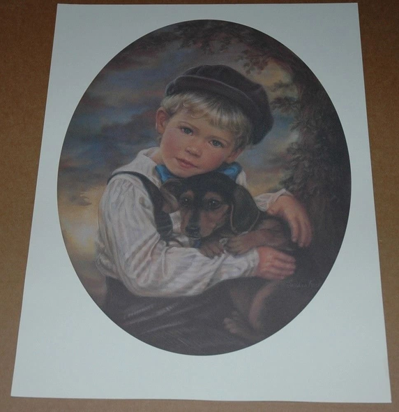 Sandra Kuck Signed and Numbered Limited Edition Print: "Puppy"