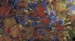 Sandra Wiesman-Weiler Hand Signed and Numbered Limited Edition Lithograph "Fruit of the Vine"