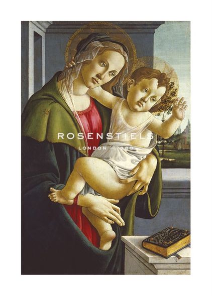 Sandro Botticelli Hand Numbered Limited Edition Print on Paper :"Madonna and Child"