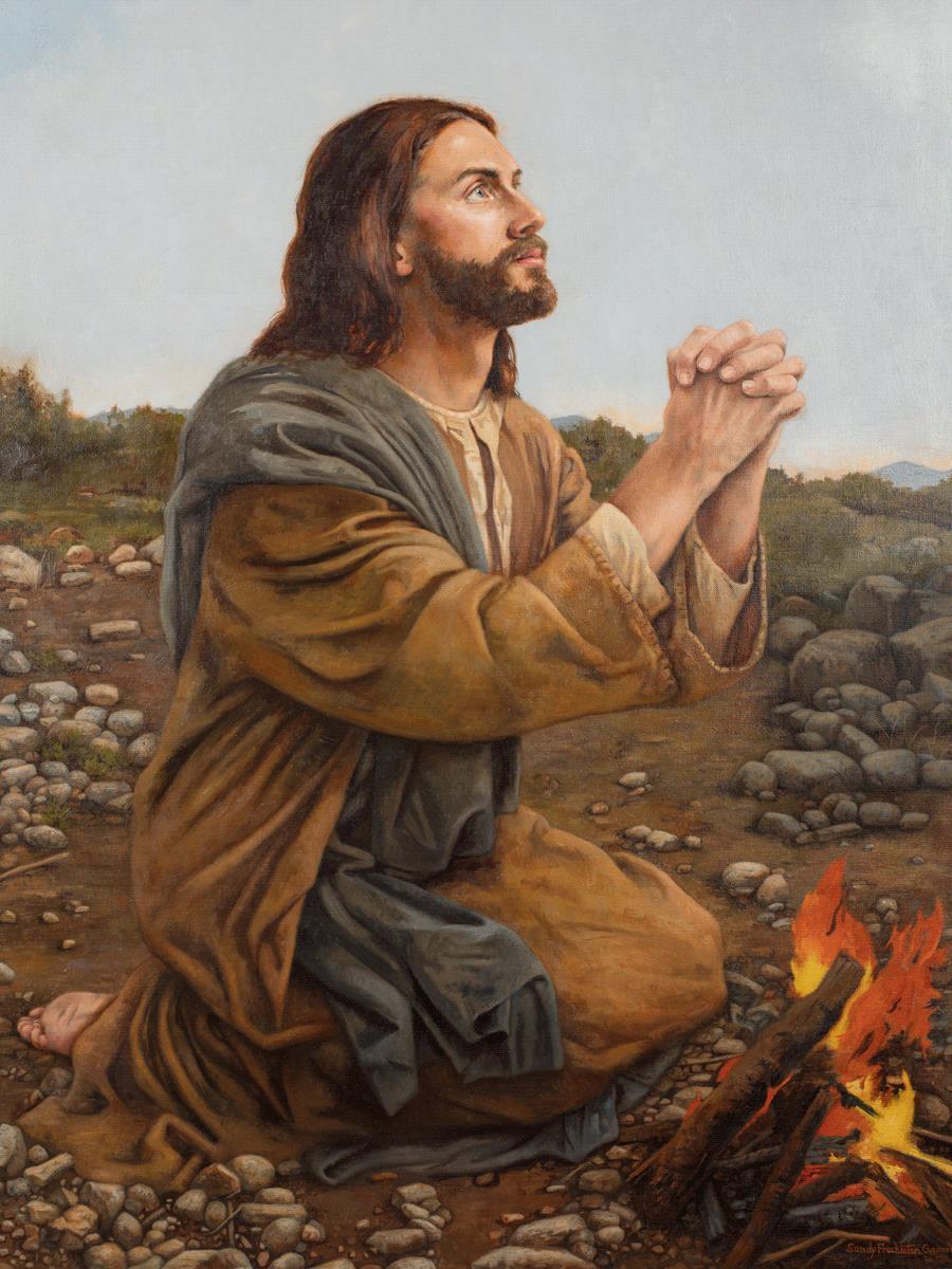 Sandy Freckleton Gagon Fine Art Canvas Giclee: "Sweet Hour of Prayer"