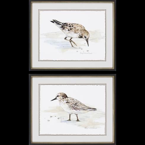 Sarah Lang Coastal Framed Art "Sandpiper Pk/2" Sarah Lang Coastal Framed Art "Sandpiper Pk/2"