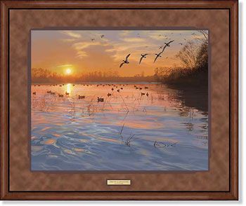 Scot Storm Handsigned and Numbered Limited Edition: "Framed End of a Great Day"