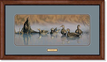 Scot Storm Handsigned and Numbered Limited Edition: "Framed, Remarqued Spring Mist Print"