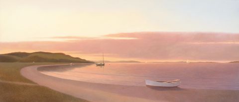 Scott Cameron Handsigned and Numbered Limited Edition Giclee on Canvas:"Evening Idyll "