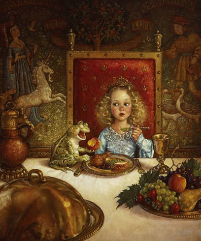 Scott Gustafson Signed Limited Edition Print:"The Frog Prince" Scott Gustafson Signed Limited Edition Print:"The Frog Prince"