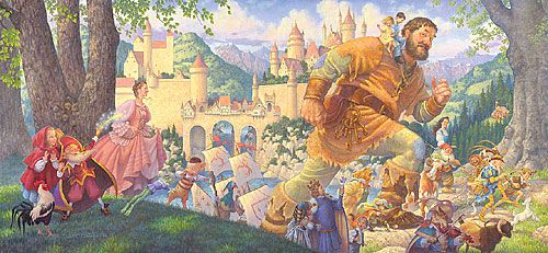 Scott Gustafson Handsigned and Numbered Limited Edition Print:"Happily Ever After"