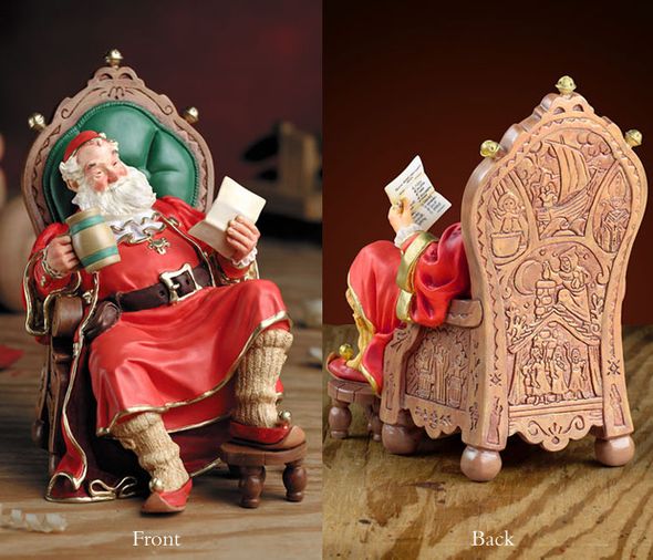 Scott Gustafson Open Edition 3-Dimensional Sculpture Pearl Bisque:"St. Nicholas"