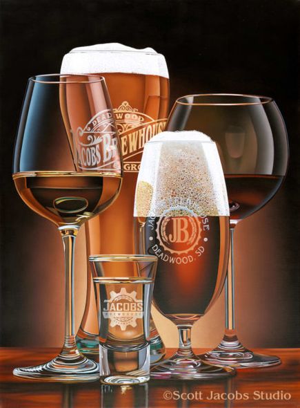 Scott Jacobs Hand Signed and Numbered Limited Edition Canvas Giclee:"Multiple Choice"