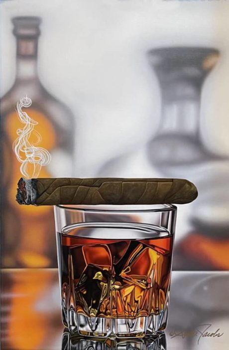 Scott Jacobs Hand Signed and Numbered Limited Edition Canvas Giclee:"Balancing Act"