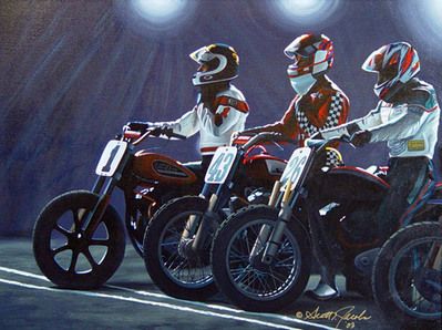 Scott Jacobs Hand Signed and Numbered Limited Edition Canvas Giclee: "On Your Mark"