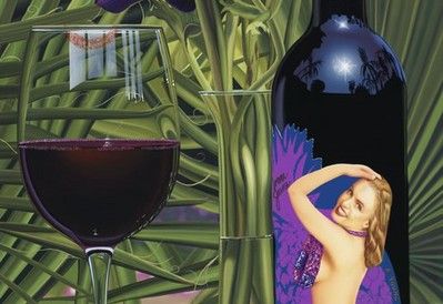 Scott Jacobs Hand Signed and Numbered Limited Edition Canvas Giclee: "Paradise"