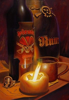 Scott Jacobs Hand Signed and Numbered Limited Edition Canvas Giclee: "Pirat's Pino"