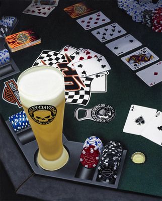 Scott Jacobs Hand Signed and Numbered Limited Edition Canvas Giclee: "Pocket Aces"