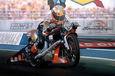 Scott Jacobs Hand Signed and Numbered Limited Edition Canvas Giclee: "Pushing the Limit"