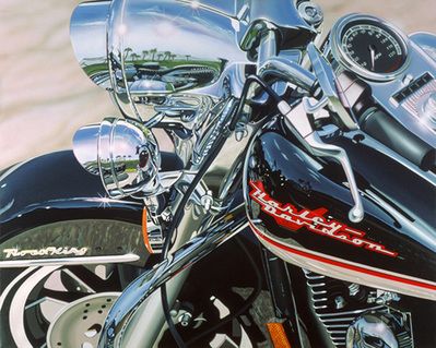 Scott Jacobs Hand Signed and Numbered Limited Edition Canvas Giclee: "Road King"