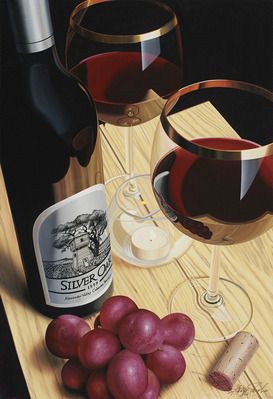 Scott Jacobs Hand Signed and Numbered Limited Edition Canvas Giclee: "Silver Lining"