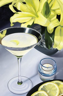 Scott Jacobs Hand Signed and Numbered Limited Edition Canvas Giclee: "When Life Gives you Lemons"