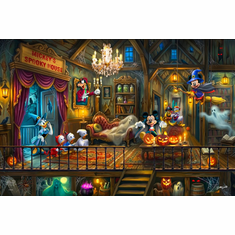 Scott Smith Artist Signed Disney Limited Edition Giclee Print :"Mickey and Friends Spooktacular"