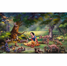 Scott Smith Disney Limited Edition Giclee Canvas:"Snow White Forest Secrets"
