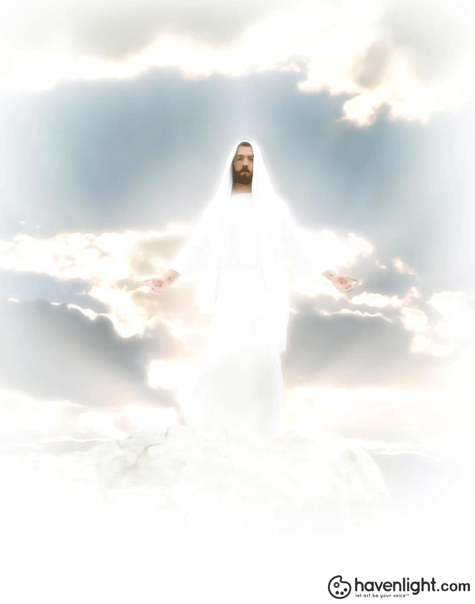 Scott Sumner Fine Art Canvas Giclee: "Behold my beloved son, Hear Him"