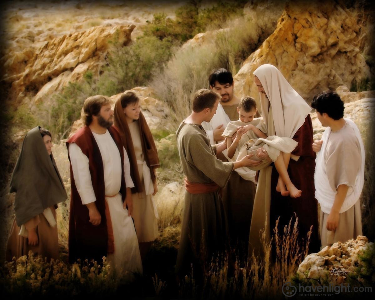 Scott Sumner Fine Art Canvas Giclee: "Help Thou Mine Unbelief"