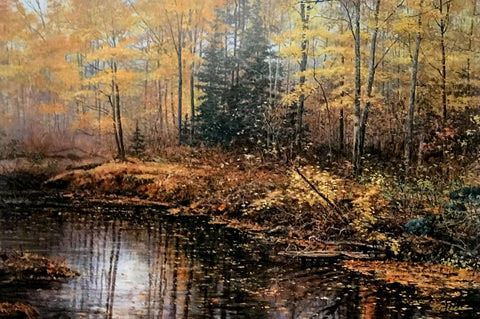 Scott Zoellick Print-Signed and Numbered:"Autumn Mist S/N Fall Colors Art Print"