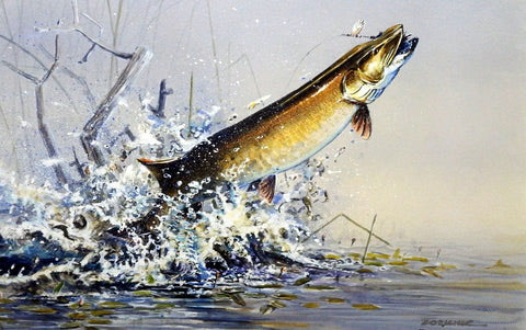 Scott Zoellick Print-Signed and Numbered:"The Snag That Moved"