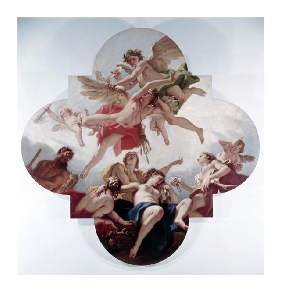Sebastiano Ricci Fine Art Open Edition Gicl&eacute;e:"Taming of Cupid (Love Punished)"