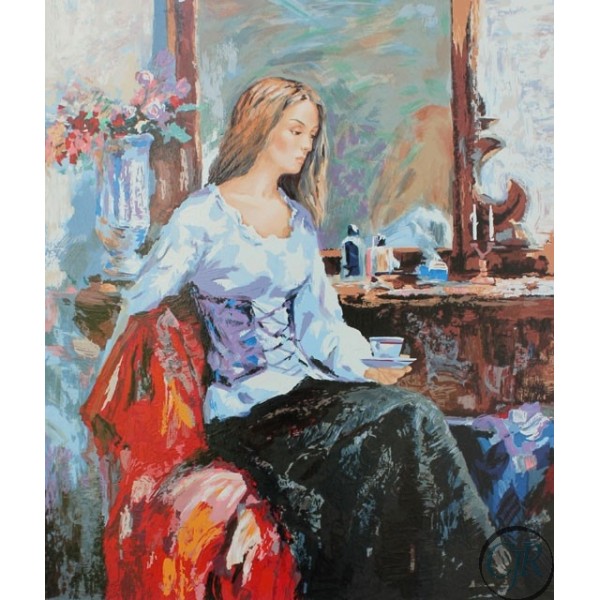 Sergey Ignatenko Serigraph on Paper:"Expectation"