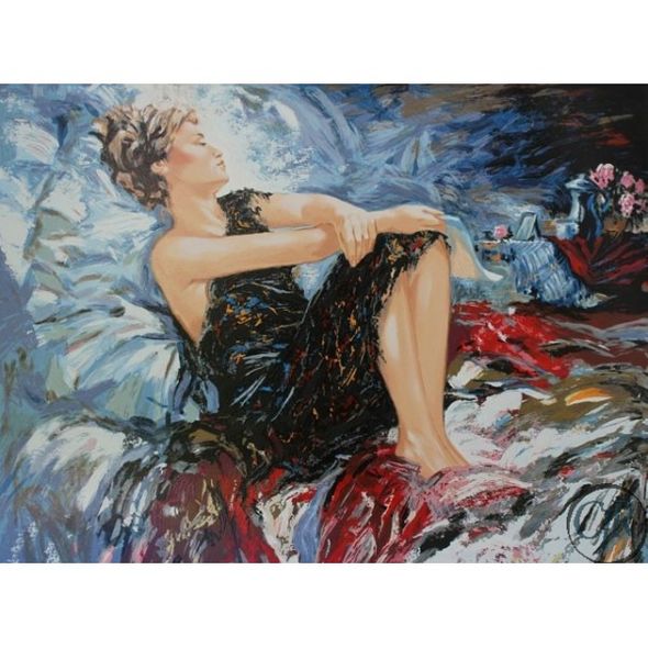 Sergey Ignatenko Serigraph on Paper:"Sleeping Beauty"