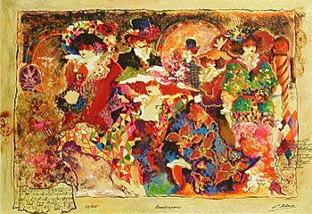 Sergey Kovrigo Limited Edition Serigraph on Paper:"Rendezvous"