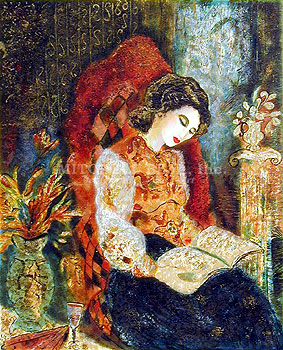 Sevitt Francis Limited Edition Serigraph on Canvas:"The Letter"