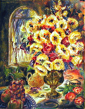 Sevitt Francis Limited Edition Serigraph on Paper:"Blooms of Spring"